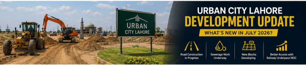 Urban City Lahore Infrastructure Update July 2026